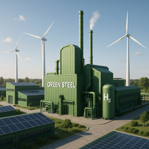 Green Steel 2025 hydrogen DRI and EAF